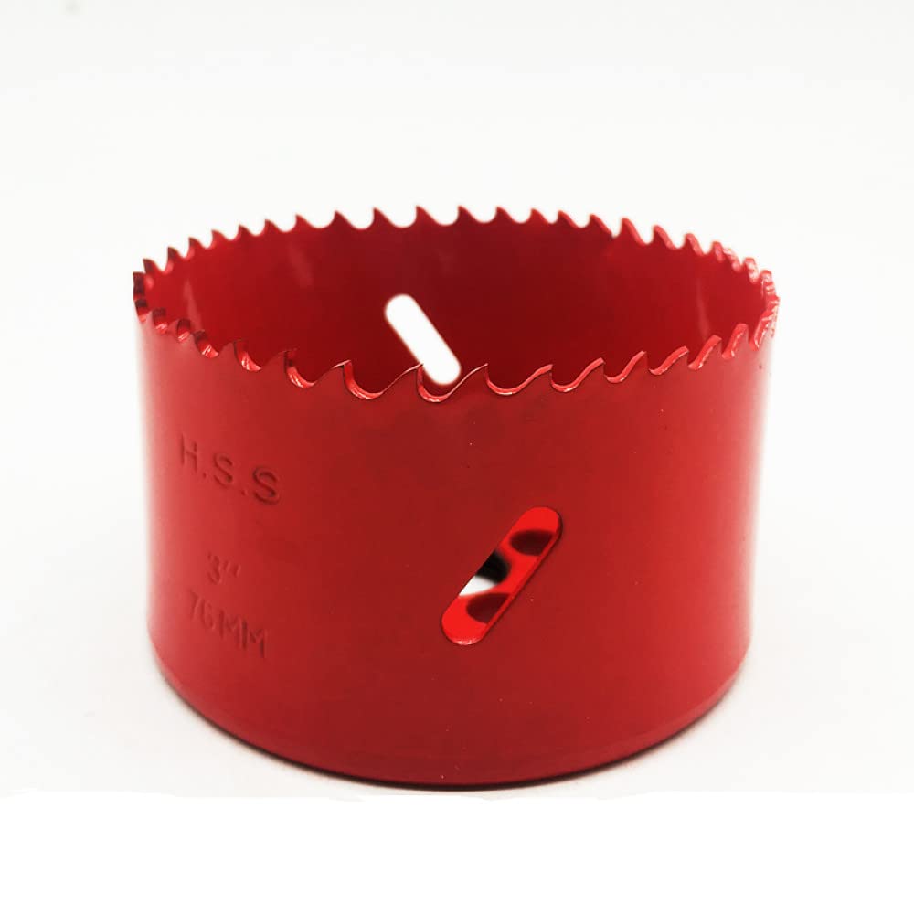 Broca de carburo HSS bimetálica M3 de 32-76 MM, broca de carburo para trabajar con metales, herramientas de mano de madera, hierro, aluminio, acero, 57mm