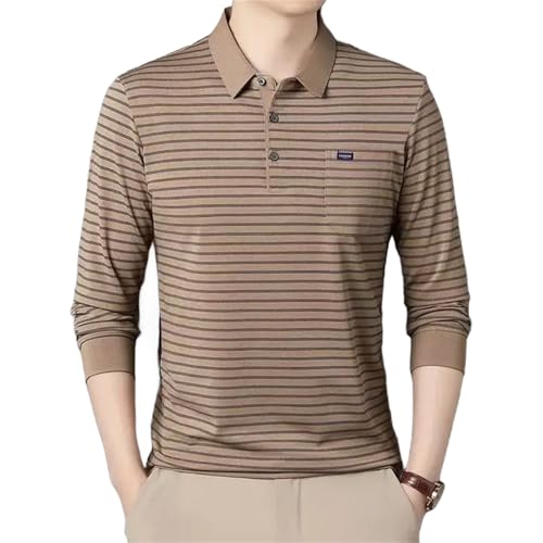 T-shirt manches longues homme avec revers fin finitions premium