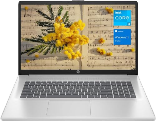 Image of HP Essential 17.3 inch FHD Laptop, Intel Core i3-1215U, 8GB RAM, 512GB PCIe SSD, Numeric Keypad, Webcam, Wi-Fi, HDMI, Windows 11 Home, Silver