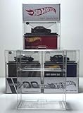 Guardtek Protector Case for Hot Wheels RLC Acrylic Box Set Exclusives 3-Tier - 5 Pieces, Clear/Transparent