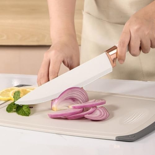 Utensílios para Cozinha Silicone, Kit com 19 Peças, Antiaderente, Organização para Cozinha (Branco)