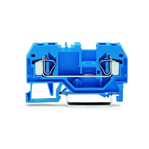 Vanky Industry 2pcs Compatible with WAGO 281-904 2-Conductor Through Terminal Block 4,00 mm2 800 V Blue New