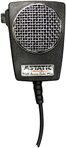 Astatic 302-10005 D104M6B Amplified Ceramic Power 4-Pin CB Microphone, Black image 2