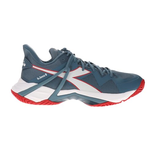 Image of Diadora Mens B.Icon 2 Ag Tennis Sneakers Shoes - Red, Yellow