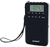 radio portátil sunstech rpr4000 con usb y sd Radio portátil digital AM / FM con PLL con 100 presintonías (40 AM y 60 FM) y sistema automático de sintonización