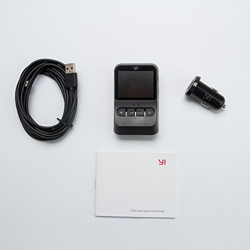 Image of YI Mini Dash Cam, 1080p FHD Dashboard Video Recorder, Wi-Fi Car Camera with 140 Degree Wide-Angle Lens, Night Vision, G-Sensor, 2 inch LCD Screen, Loop Recording