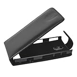 handytasche sony xperia z5 premium einfache Handhabung Mobilfunk Krause - Flip Case Etui Handytasche Tasche Hülle für Sony Xperia P (Schwarz)