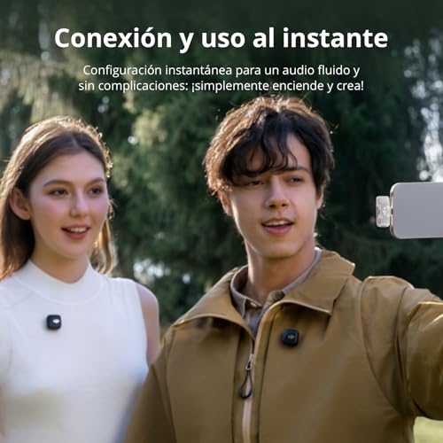 dji Mic Mini (2 TX + 1 RX móvil), micrófono lavalier inalámbrico para iPhone 17/16/15 y Android/PC/tabletas, conectar y Listo, transmisión de 300 m, cancelación Activa de Ruido, Vlogs - imagen 2