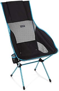 Helinox Savanna High-Back Collapsible Camp Chair, Black
