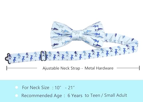 Image of OCIA Cute Pattern Pre-tied Bow Tie Adjustable Bowties for Adult & Children