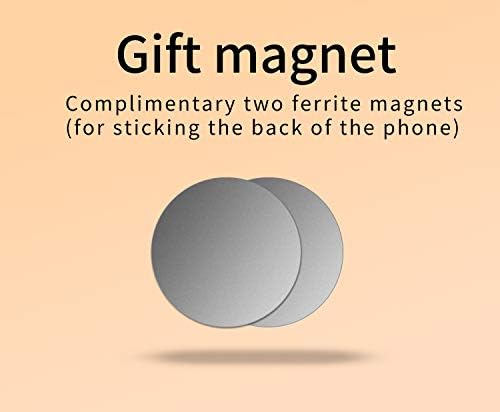 CP&A Aluminum Phone Stand for Mobile Phone, Multi Screen Side Support, Adjustable Phone Holder, Laptop Extension Magnetic Phone Mount Bracket, Mobile Phone Holder for Laptop Side Mount (Silver Grey)