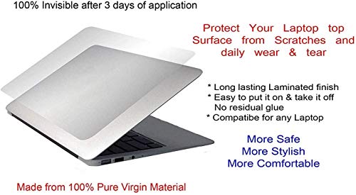 Image of Saco Ultra Clear Top Guard Compatible for ASUS VivoBook S14 14 inch Laptop-Transparent