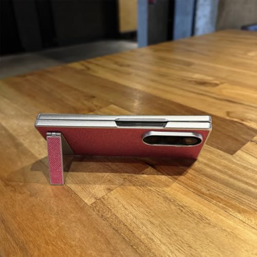 Coque Samsung Z Fold 7 antichoc avec support invisible étui mat rose - 4