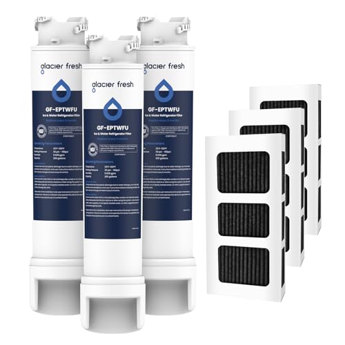 GLACIER FRESH GF-EPTWFU Water Filter Replacement, Compatible with EPTWFU01, EWF02, Pure Source Ultra II, Pure Source Ultra 2, 012505454226, 4562222, 807946701 and Pure Air Ultra 2 Air Filter