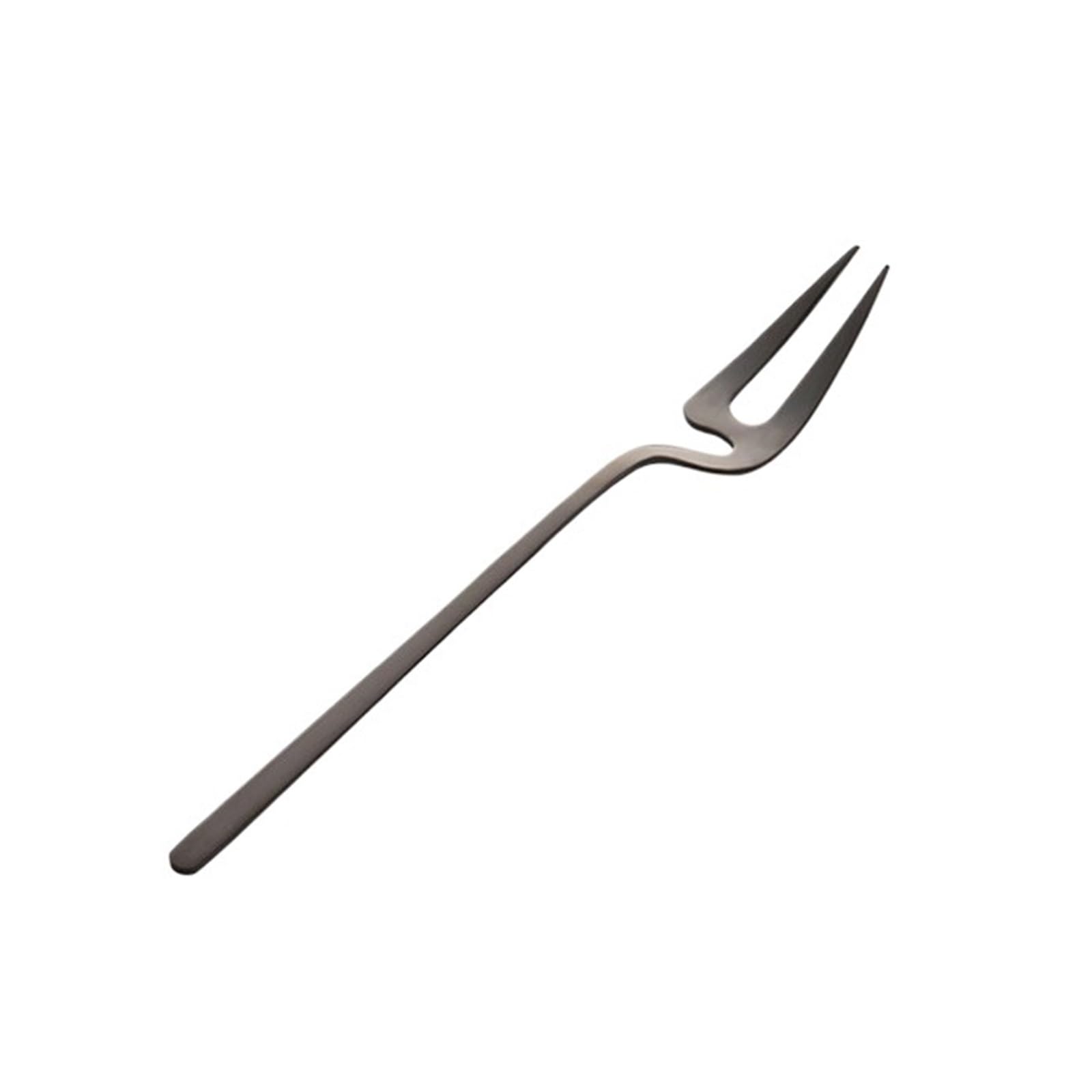 Wzptlkibad Balck Fruit Fork, Stainless Steel Dessert Cake Salad Utensil