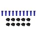 cciyu T5 Blue Instrument Dashboard Gauge Cluster Light 3-3014 SMD LED Wedge Lamp Bulbs Light T5 74 37 286 18 12v Instrument Light