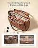 LOVEVOOK Laptop Tote Bag for Women 15.6 In Work Bags with Triple Compartments Large Faux Leather Computer Office Briefcase #3