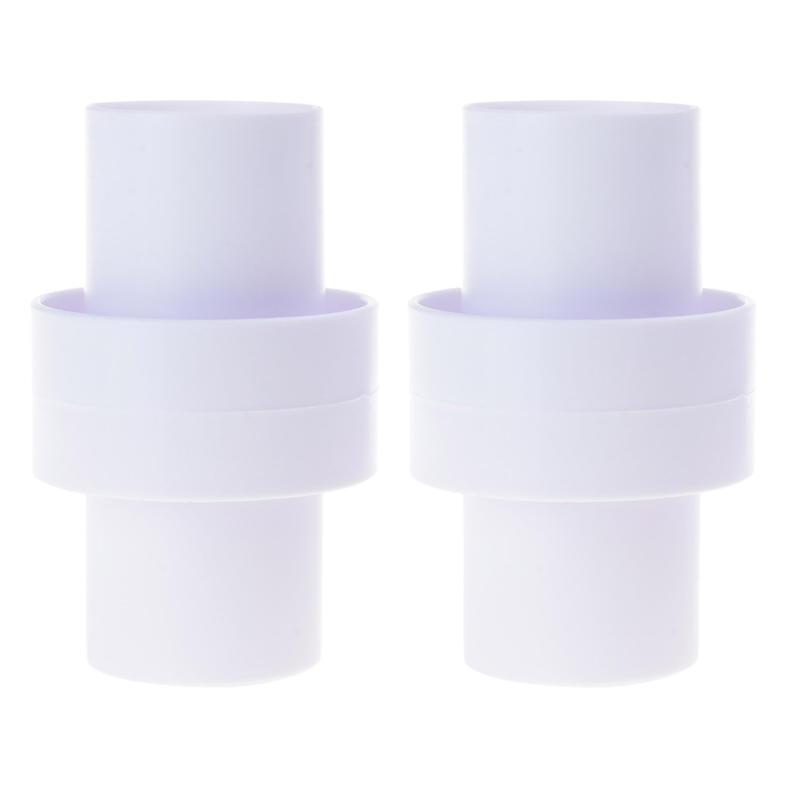 of 2 Multifuntional Pool Vacuum Hose Adapter Pool Hose Connector ABS Texture Suitable for Equipment Leakproof Swimming Adapter