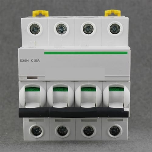 Disjoncteur iC65N 4P C25A Schneider A9F18425 MCB courbe C interrupteur tableau triphasé