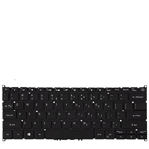 Clavier de rechange noir pour ordinateur Acer Aspire A514-53 version US