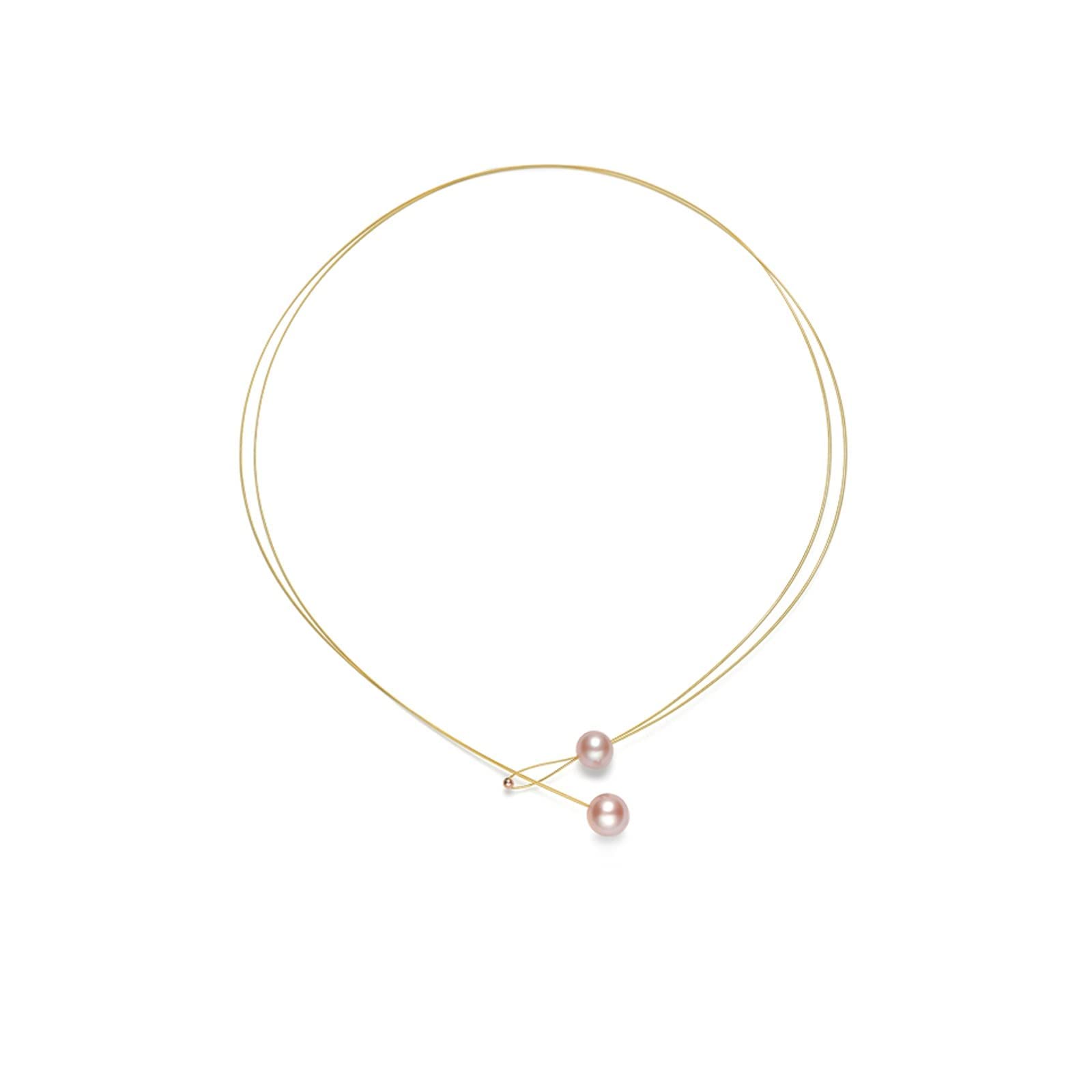 Collier perles d'eau douce violet pour sublimer vos tenues de soirée - 7
