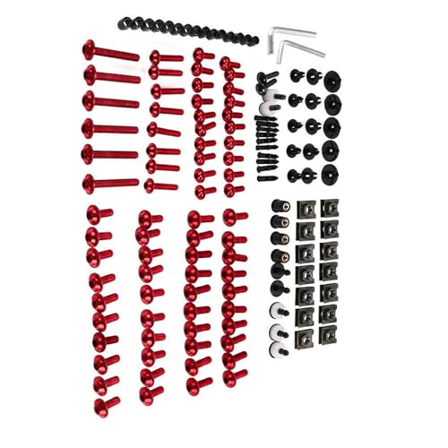 �l�W�t���i �ɓK������z���_ ADV150 ADV350 CB1000 CB1000R CB1100 CB125F CB125R CB1300 �I�[�g�o�C�������i �E�C���h�X�N���[���l�W �t�F�A�����O�{���g�L�b�g(Red)