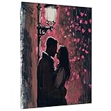 Plusieurs options de taille : l'art mural décoratif sur toile pour chambre à coucher est disponible dans une variété de tailles : S (20,3 x 30,5 cm), standard (30,5 x 40,6 cm), L (40,6 x 50,8 cm). Choisissez la taille de l'art mural qui vous convient.