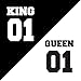 Pack de 2 Sudaderas para Parejas King 01 Bold y Queen 01...