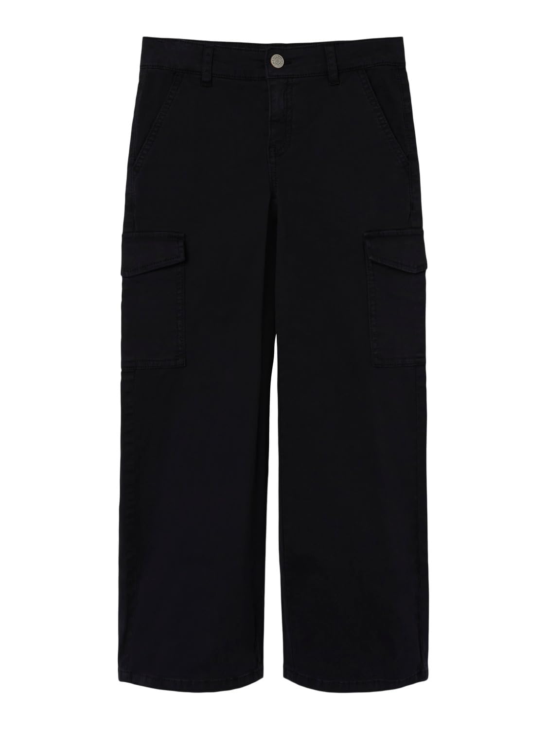 Name IT Mädchen Cargohose Nkfrose Wide Twill Cargo 8108-ba Noos