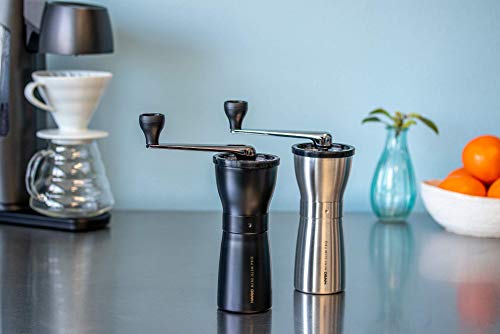 Hario MMSP-1-HSV Keramik Kaffeemühle, Stahlfarben – Bild 8