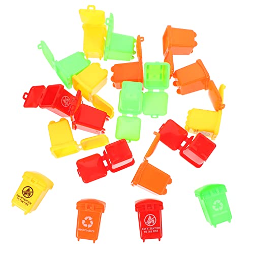YARNOW 20 Stück Mini Mülltonnen Spielzeug