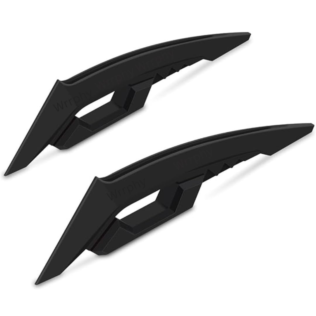 Wing Side Helmet Spoiler Aerodynamic Wing Dynamic Helmet Accessories (Black)-image-4