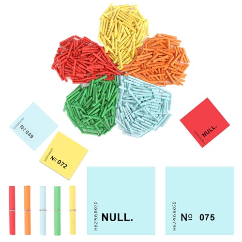 BEIMEIII 200 piezas Tombola Set Gewinnlose Tombola 1-100 Lose Treffer Tombola Tombola Lose Remaches y Ganancia y Cero Rollchenlose Multicolor Mixta Unwarless Numerados para Festival del Club y