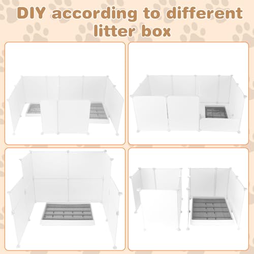 FHTONGE Protector para Caja de Arena para Gatos XL 2 unidades miniatura 5