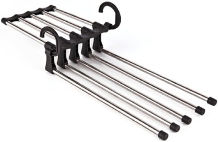 Miniatura 2 de Percha de pantalones movible 5 en 1, paquete de 1