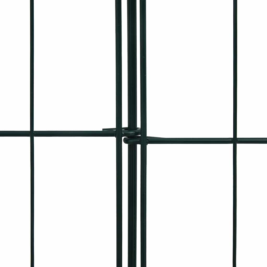 Set di 5 recinzioni da giardino in metallo, 115 x 79 cm, colore