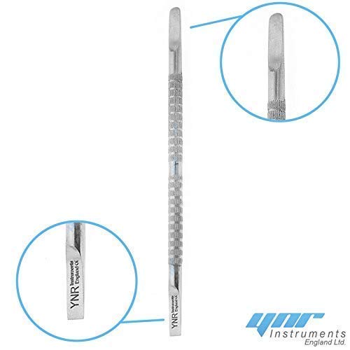Cuticle Pusher Trimmer Cutter Remover Pedicure Manicure Nail Art Tool Dual Sided (Straight Nail Pusher Scraper) - Image 2