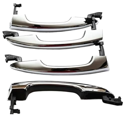 Poignée de porte d'origine finition chrome pour Hyundai Sonata 9 berline 8 pièces