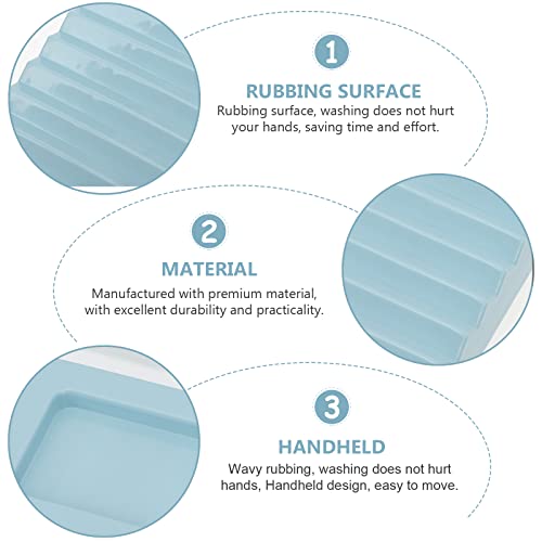 Gooffy Washboard Sink Manual Washer Washboard Tie Washboard Plastic Washboard Hand Washing Board Household Wash Board Washboard Washboard Tie Washboard Decor Washboard Basin Laundry Washboard Washboar #TOP2