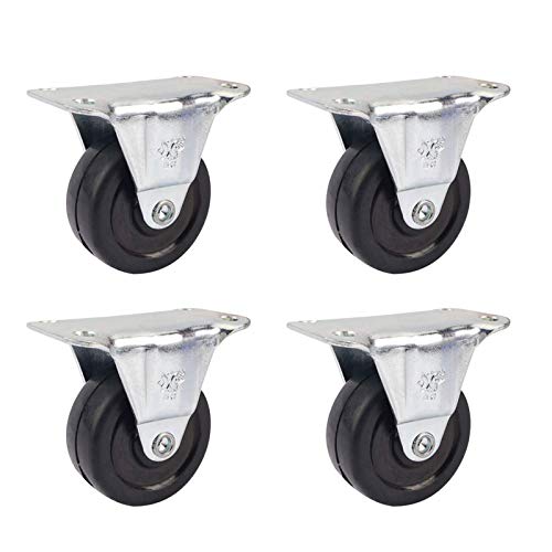 Roue en caoutchouc rigide anti-vibration pour support de machine - 2
