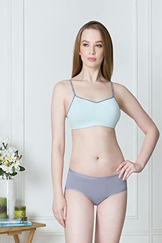 Image of Van Heusen Women's Cotton Cami Bra | Non Padded | Non Wired | Everyday Bra| Soft Cotton | Teenage Essential | All-Day Comfort | Thin Straps | Style 11013