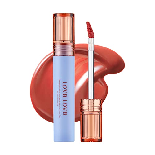 LOVB LOVB (ラブラブ) プディンググロウティント 韓国 コスメ 落ちにくい ぷっくり リップ ティント 水分ベース 長持ち ツヤ 潤い イエベ秋 4g(x1) (04 サンセットベージュ)