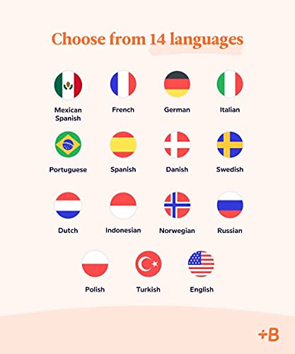  Babbel Language Learning Software - Learn To Speak Spanish, French, English, & More - 14 Languages To Choose From - Compatible With Ios, Android, Mac & Pc (3 Month Subscription) #TOP1