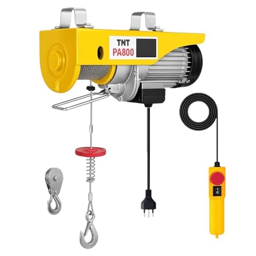 TNT Guincho Elétrico 400KG á 800KG 220V Elevação até 12 Metros (400 à 800kg)