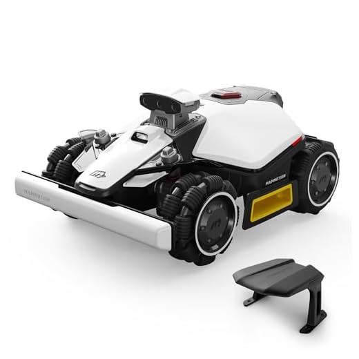 MAMMOTION LUBA mini 2 AWD 1000 Robot tondeuse sans câble périphérique Avec Garage Standard, recommandé Pour 1000 m², Triple caméra AI Vision & positionnement NetRTK, cartographie automatique
