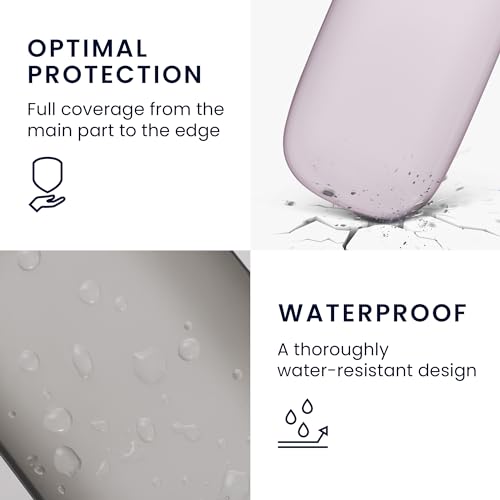 kwmobile Silicone Cover Compatible with Apple Magic Mouse 1/2 Cover - Soft Mouse Protector Grip - Lavender by kwmobile - Image 5
