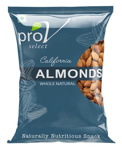 Image of ProV Select - Almonds 1kg|Value Pack|Raw Badam Dry Fruit | High Protein Snack and Super Healthy Nuts | Amazing Quality Almond | Sourced from California | Crunchy & Tasty |