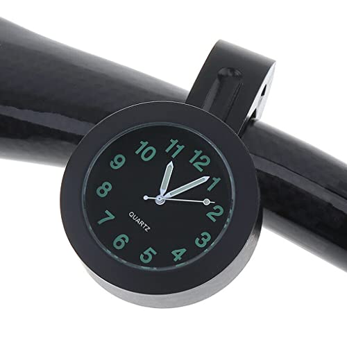 Relógio de guidão de motocicleta, relógio de montagem de guiador, relógio de montagem à prova d'águ