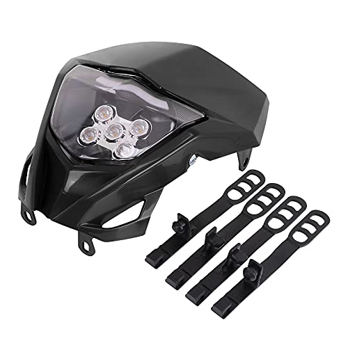 Jfg Racing Y1812001187 Dirt Bike Headlight,Motorcycle Led Headlight Enduro Pit Bike Headl Light Kit Universal thumb #5