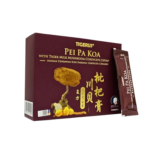 TIGERUS Pei Pa Koa 7.5Ml X 24 Sachets with Tiger Milk Mushroom & CORDYCEPS